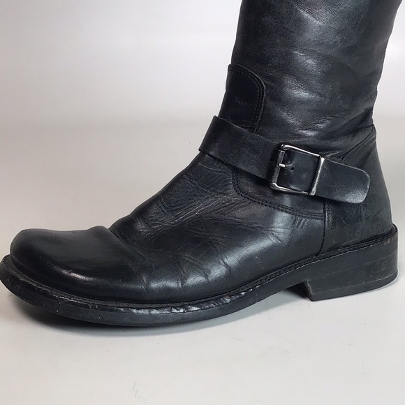 Cordani Buckle Short Boots Moto Italy Leather - Picture 2 of 8